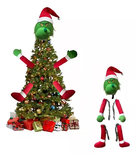 Adorno Navideno Cuerpo Grinch Arbol Navi